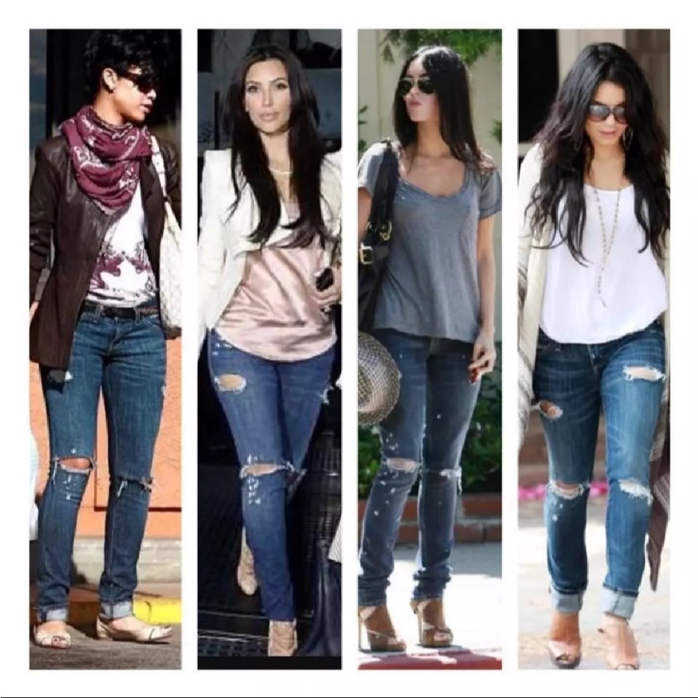 CURRENT / ELLIOTT The Skinny Jean in Loved Destroy finish